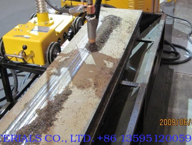 Submerged arc welding flux LHHF101G for welding steel pipe and steel cylinder